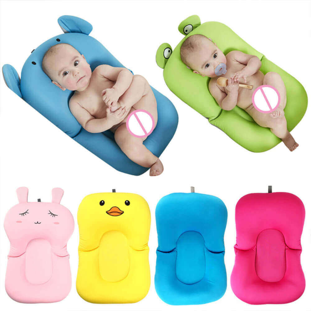 Bath Mat Baby Bath Tub Cushion Minbala Portable Infants Bathtub