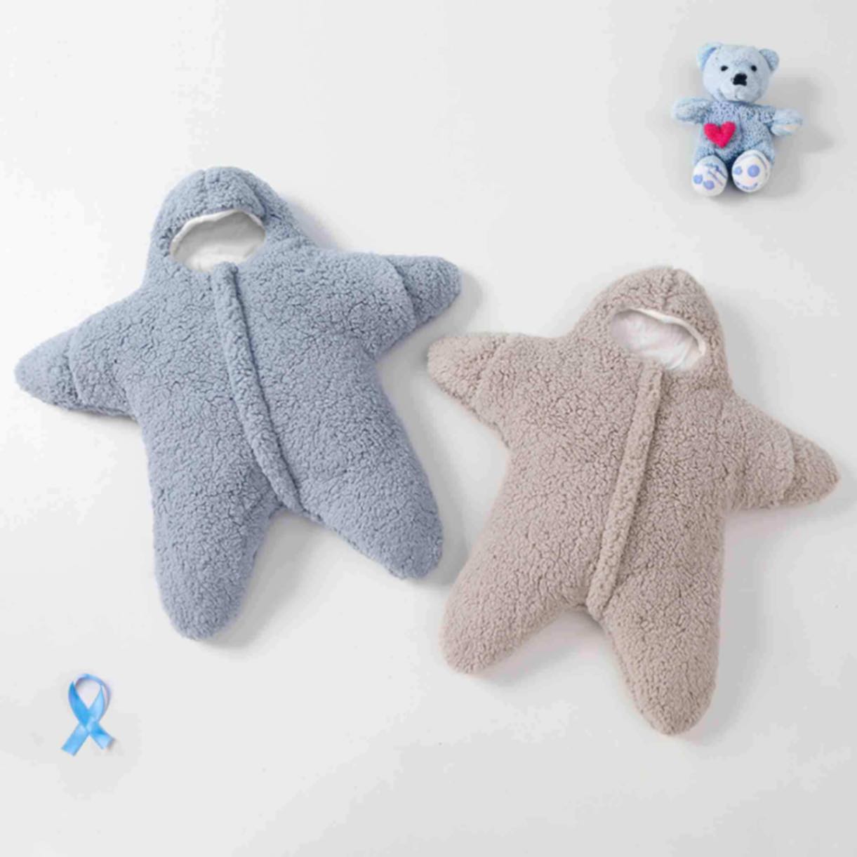 Celestial Starfish Cashmere Baby Sleeping Bag Swaddle