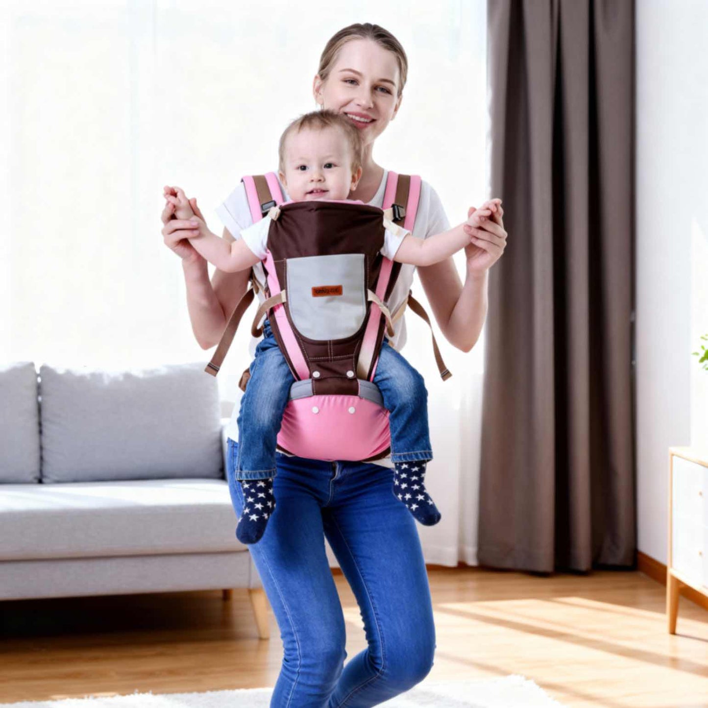 Bleuribbon Baby Kangaroo Carrier EmbraceMates Sling