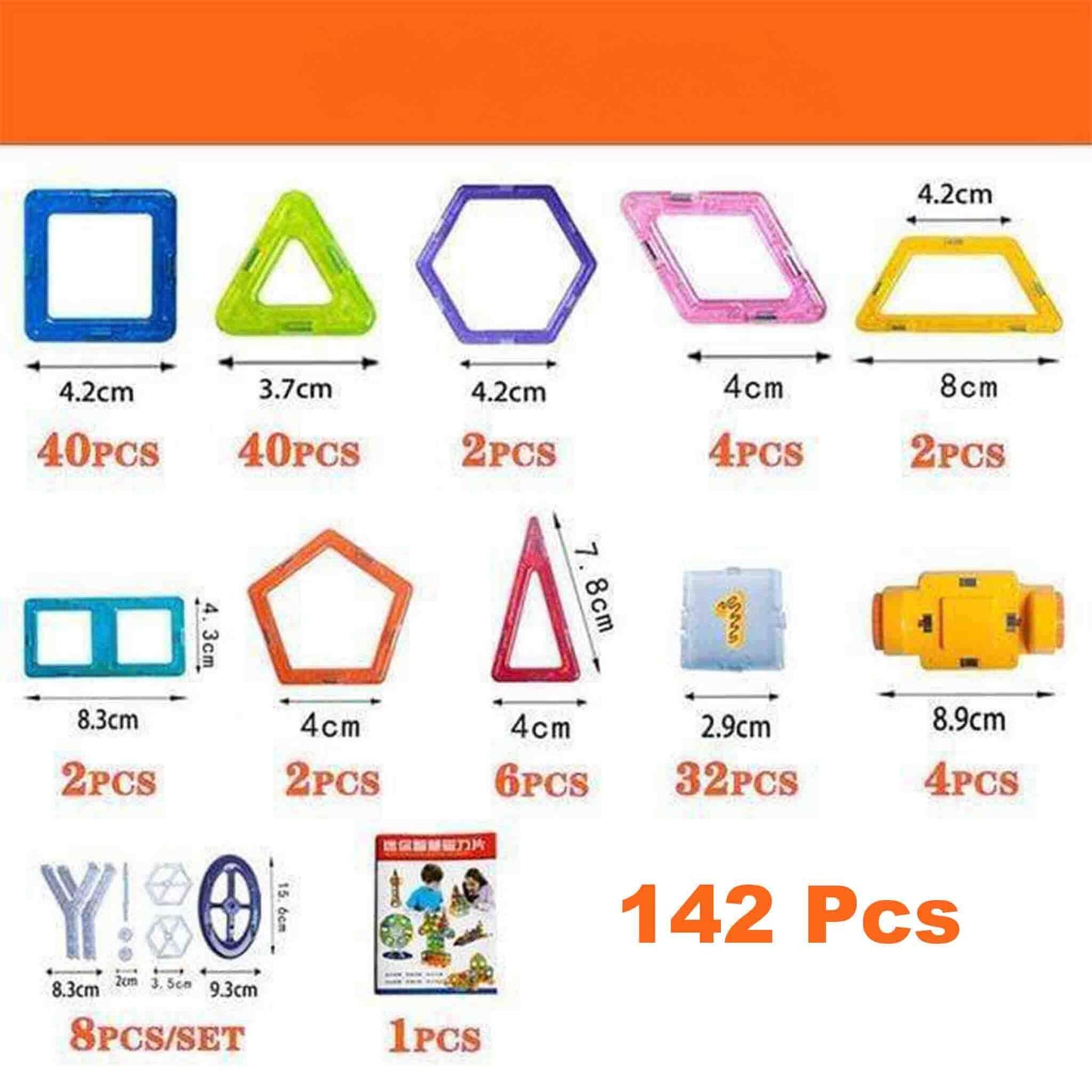 MagnetMarvel Playset Eco-Friendly Magnetic Building Blocks Image Bleu Ribbon Baby