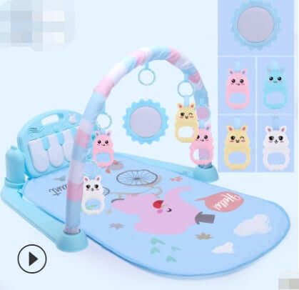 Musical Baby Foot Piano Gym Early Education Puzzle Toy BleuRibbon Baby