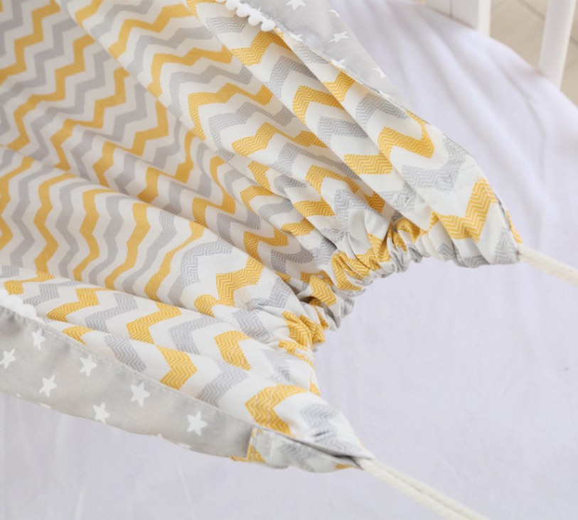 Chevron Pattern Cotton Baby Hammock for Indoor Use – BleuRibbon