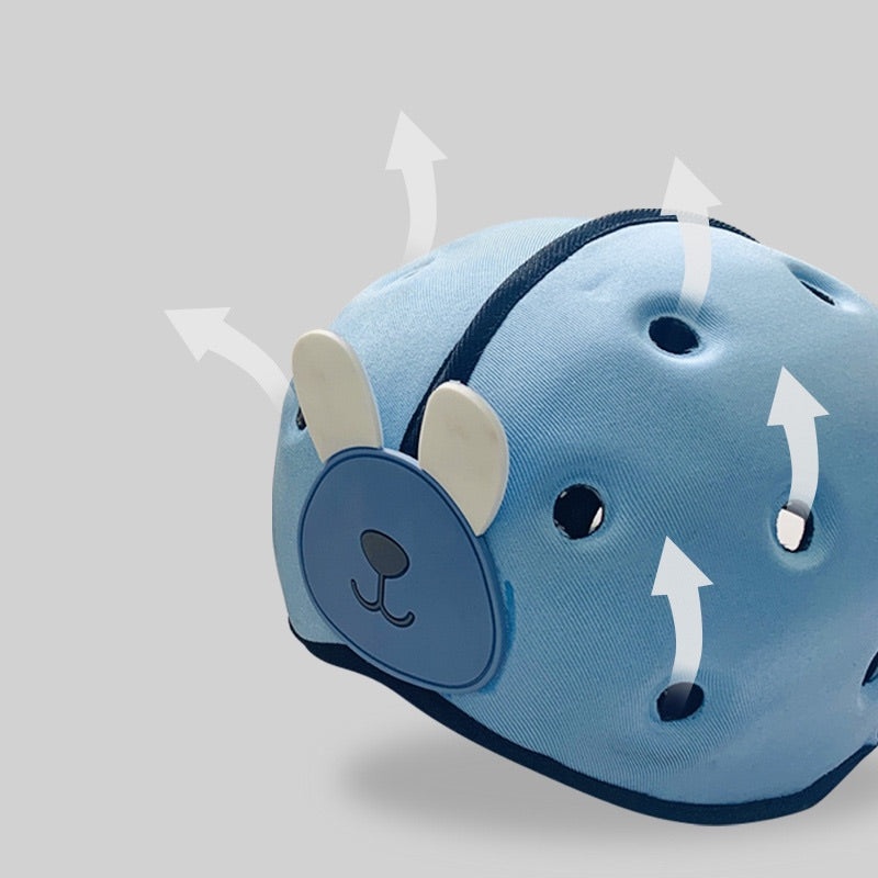 SafeNest™ Light Blue Baby Helmet – Anti-Collision Protective Cap