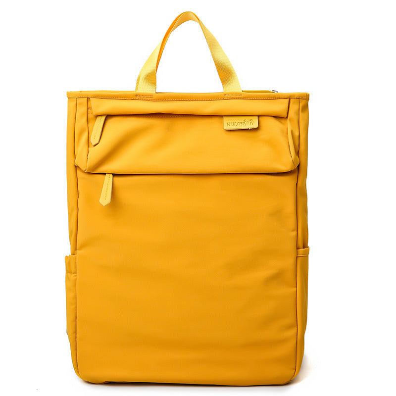 CarryAll™ Yellow Mummy Backpack – Vibrant Travel Diaper Bag
