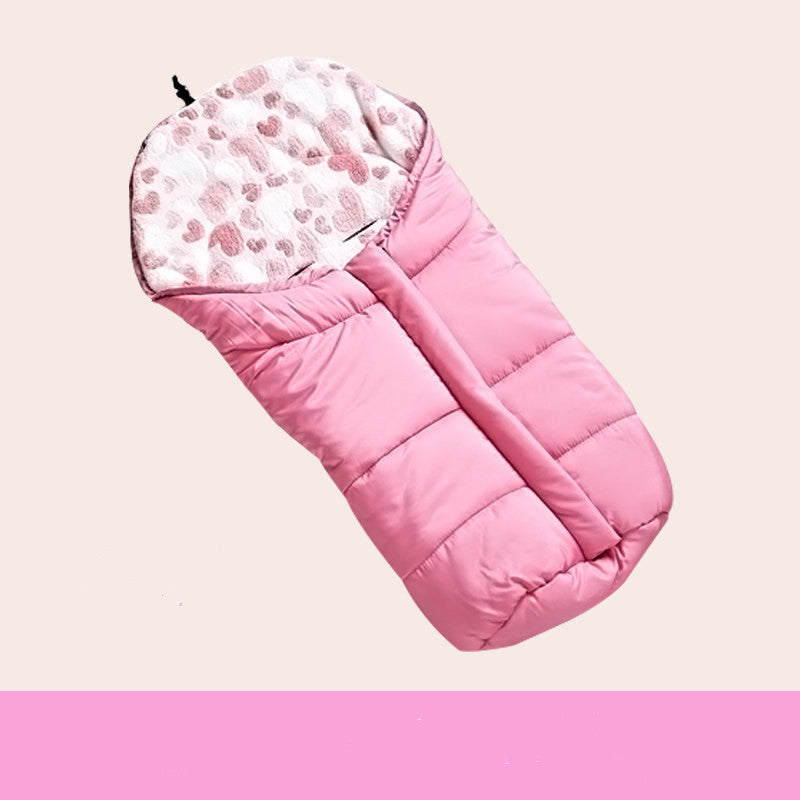 Grey Bear Embroidered Baby Sleeping Bag – Winter Cocoon Style