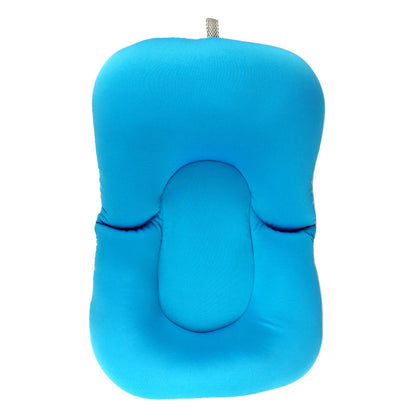 AquaBloom™ Newborn Floating Bath Mat Infant Bath Support Cushion Non Skid Baby Bath Pad BleuRibbon