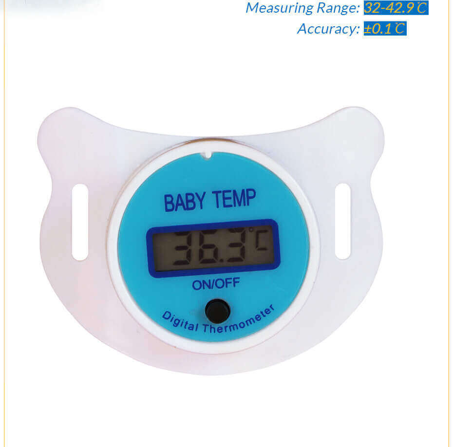BabySafe™ Soothing Digital Pacifier Thermometer (Gentle Fever Monitor)