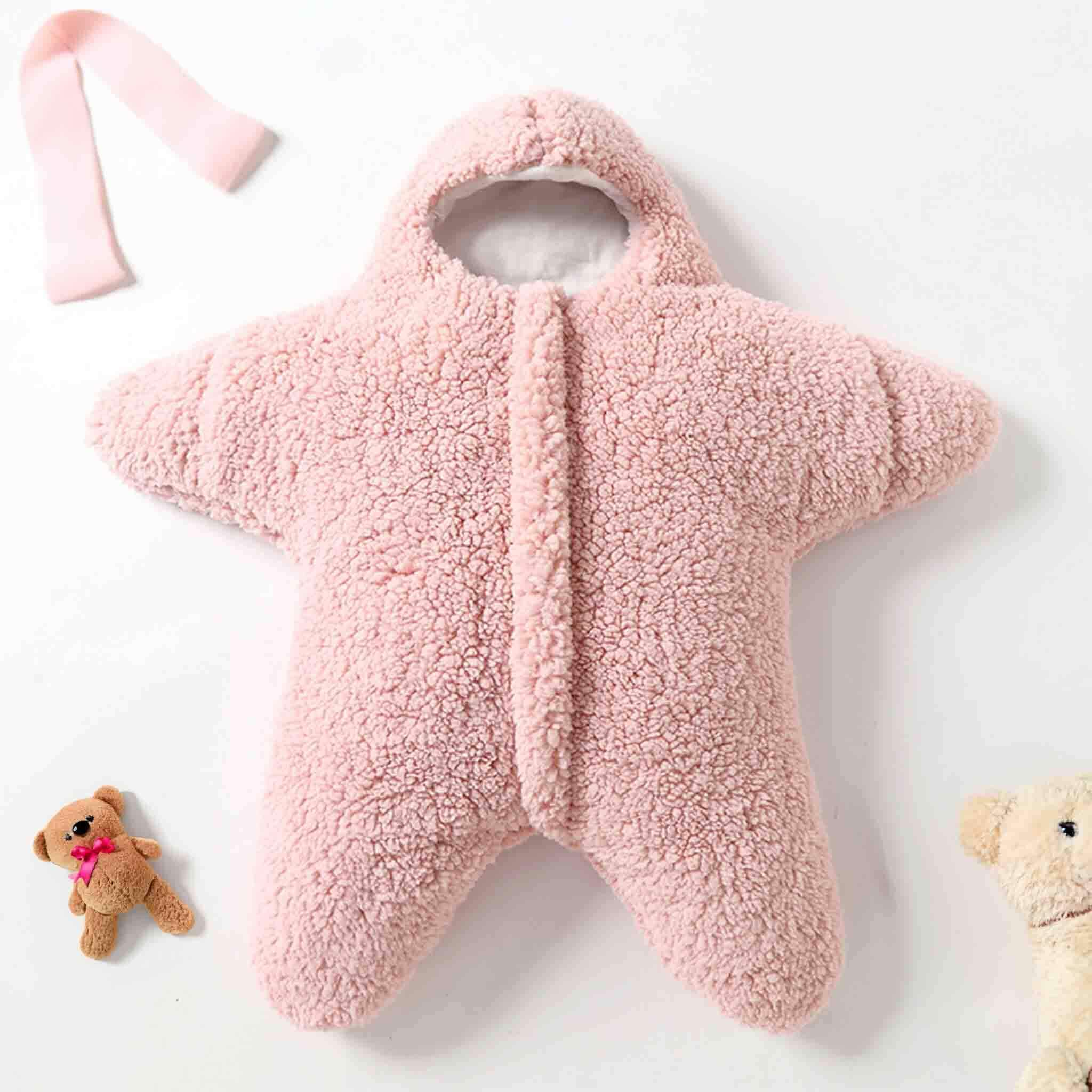 Starfish Cashmere Baby Sleeping Bag Swaddle BleuRibbon