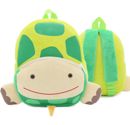 Cute Plush Kindergarten Backpacks BleuRibbon Baby Turtle