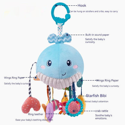 Chouchoule Baby Stroller Car Hanging Toys Durable, Eco-Friendly BleuRibbon Baby