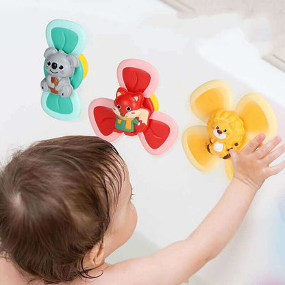 Creative Baby Spinning Top Toy with Suction Cup for Bath and Feeding Time BleuRibbon Baby