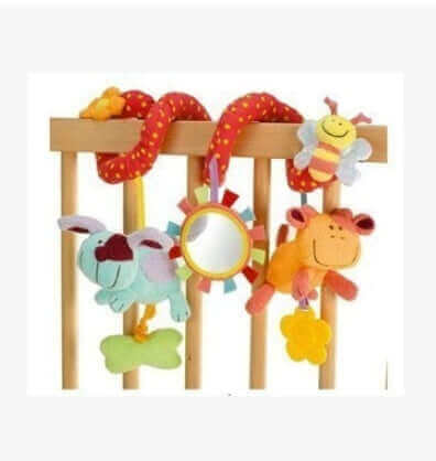 Deluxe Infant Toddler Rattles Soft Rabbit and Bear Hanging Toys BleuRibbon Baby