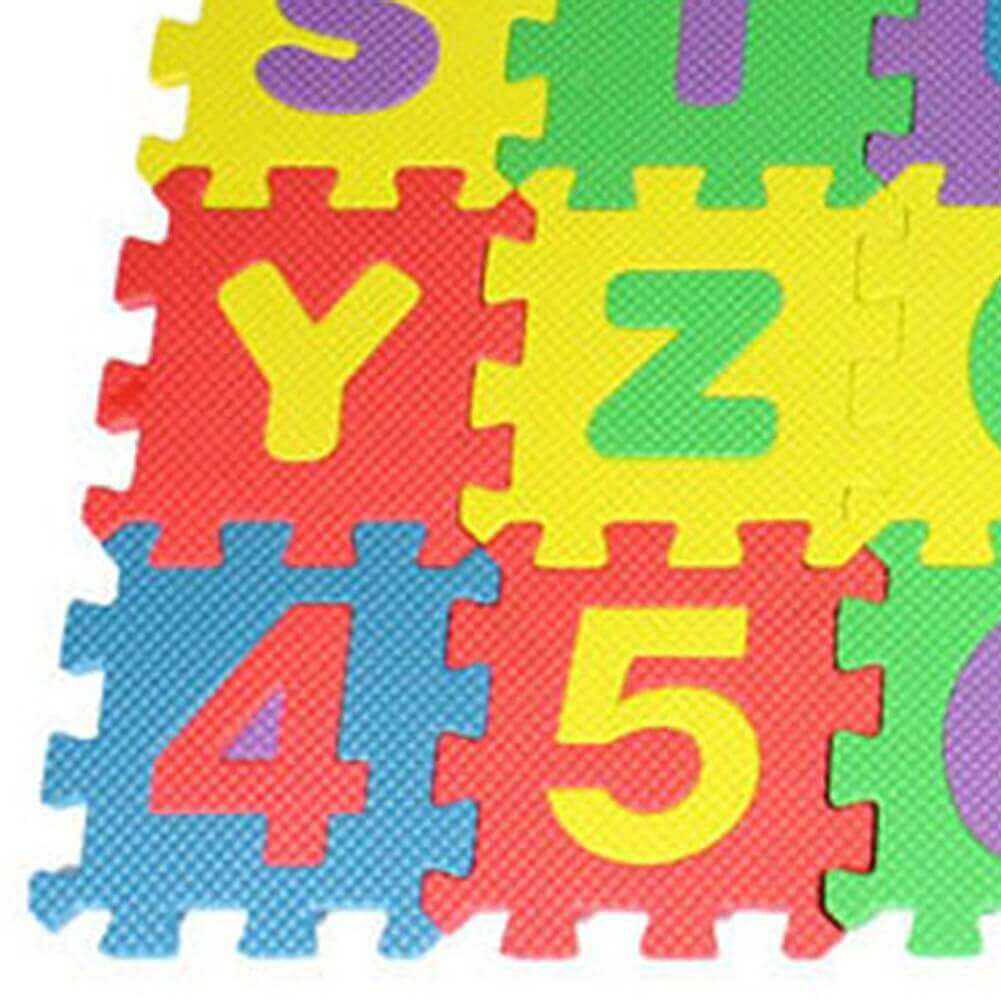 Digital Puzzle Toys Educational and Colorful Foam Tiles for Kids BleuRibbon Baby