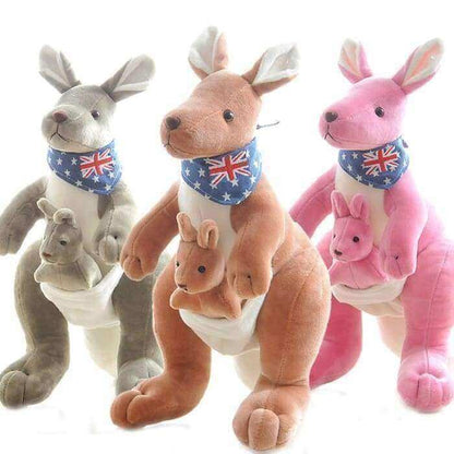 Eco-Friendly Kangaroo Plush Buddy Adorable Plush Toys for Kids BleuRibbon Baby