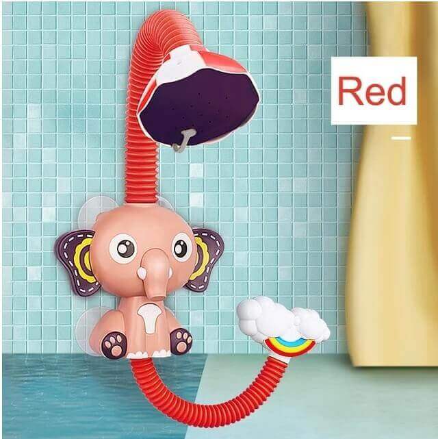 Fun and Interactive Elephant Model Faucet Shower for Baby Bath Time BleuRibbon Baby