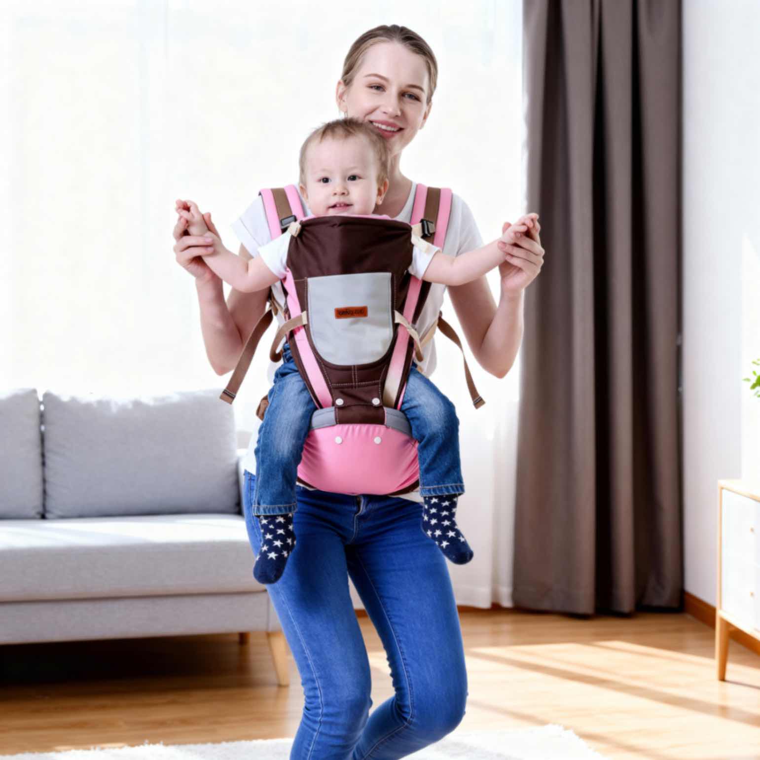 Bleuribbon Baby Kangaroo Carrier EmbraceMates Sling