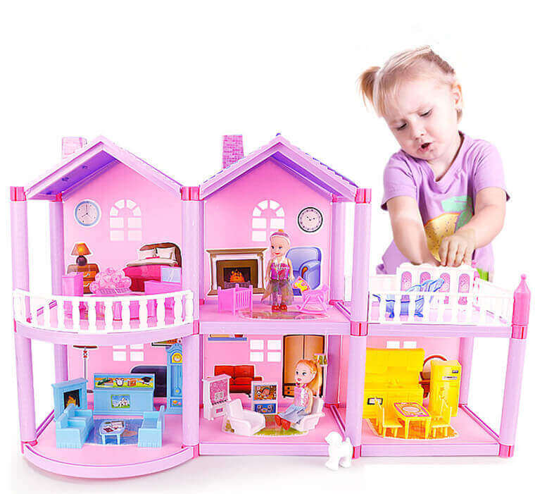 Enchanted Dream House Eco-Friendly DIY Dollhouse Set Creative and Educational Toy Set BleuRibbon Baby