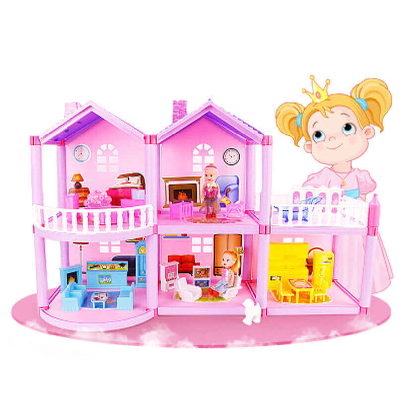 Enchanted Dream House Eco-Friendly DIY Dollhouse Set Creative and Educational Toy Set BleuRibbon Baby