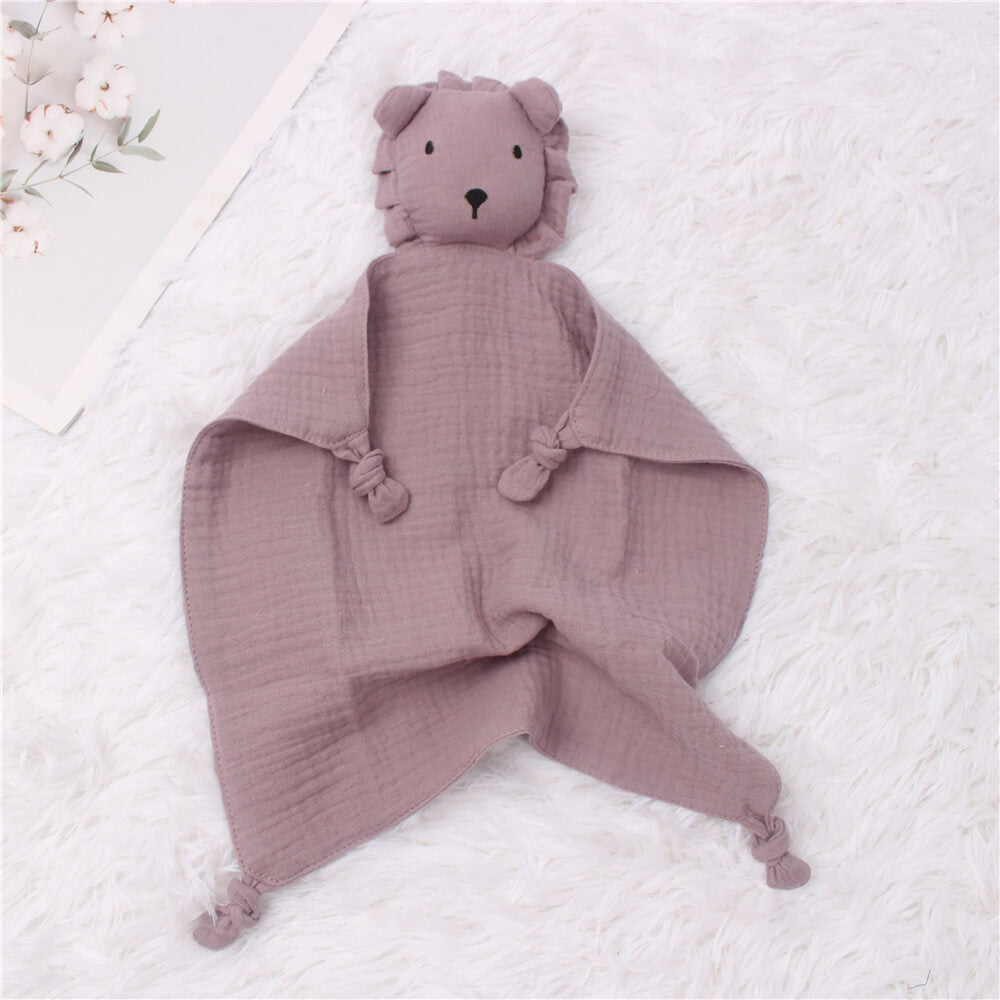 Experience pure comfort with our Lullaby Lion Muslin Towel