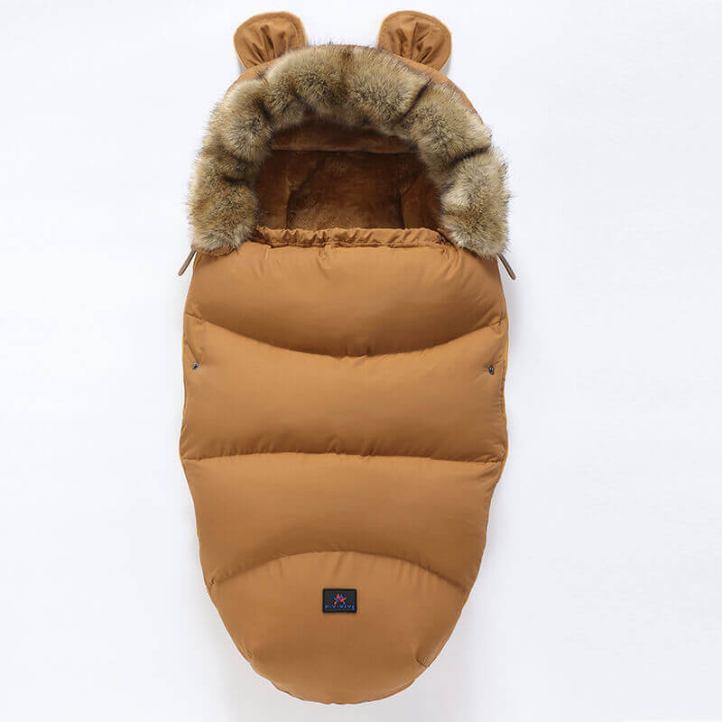 sleeping bag for bob stroller Nordic Winter Stroller Cocoon, Brown A / 39.37 inch