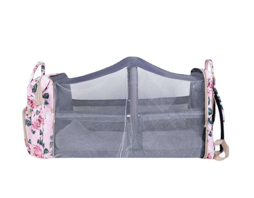 backpack travel cot TravelNest™ Convertible Diaper Backpack with Bassinet & Mosquito Net