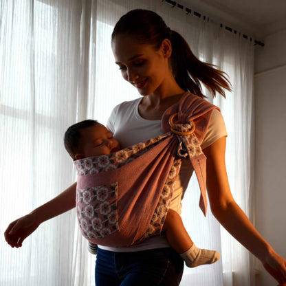 BleuRibbon Baby Pouch Wrap Carrier Sling Adjustable Nursing Cover