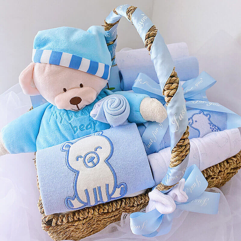 Newborn Boy Baby Clothes Set Gift Box Perfect Autumn and Winter Essentials BleuRibbon Baby