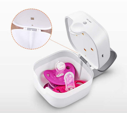 Baby Pacifier Disinfection Box - Ultimate Pacifier Storage and Cleaning Solution BleuRibbon Baby