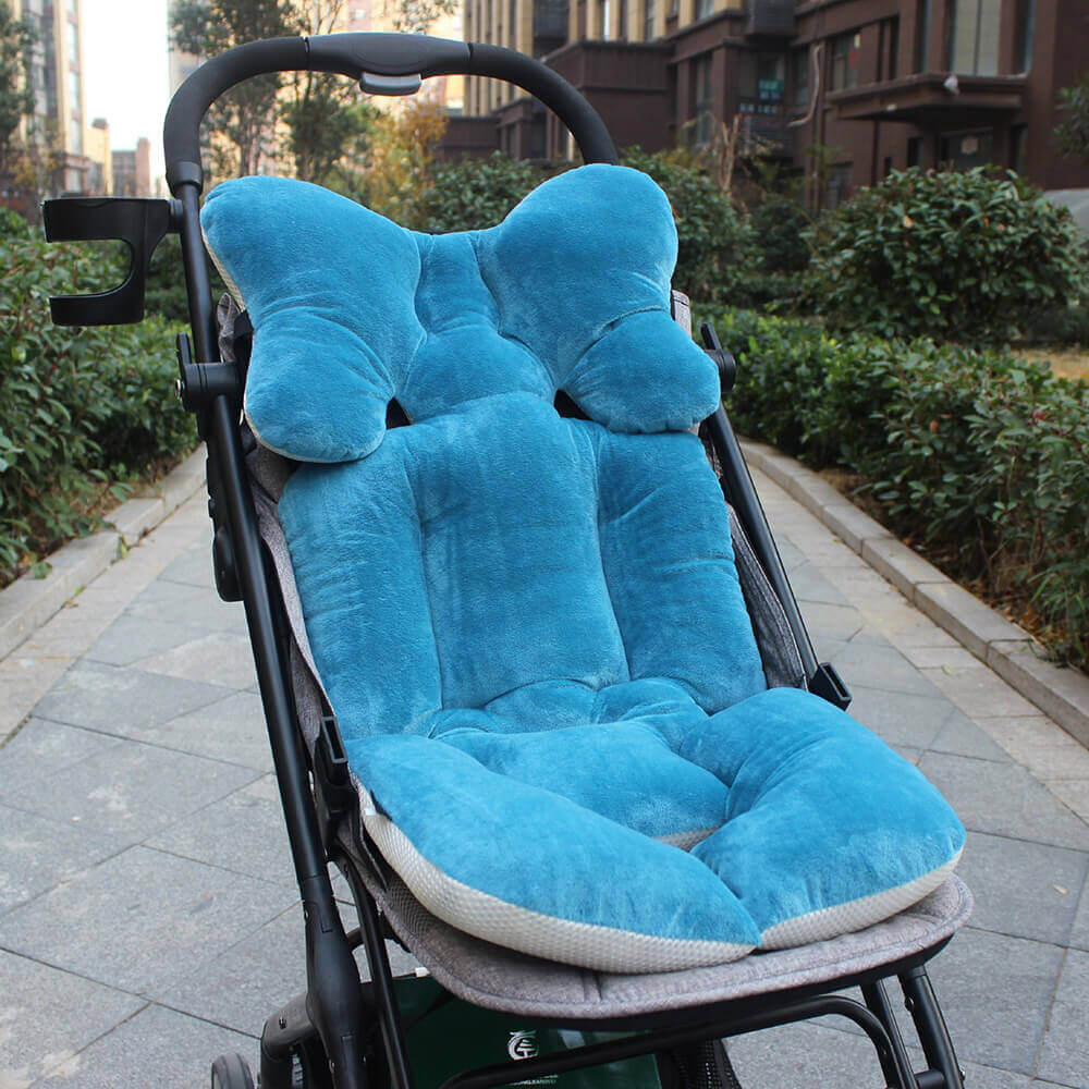 Comfort Baby Stroller Cotton Pad Velvet Crystal Cushion BleuRibbon Baby