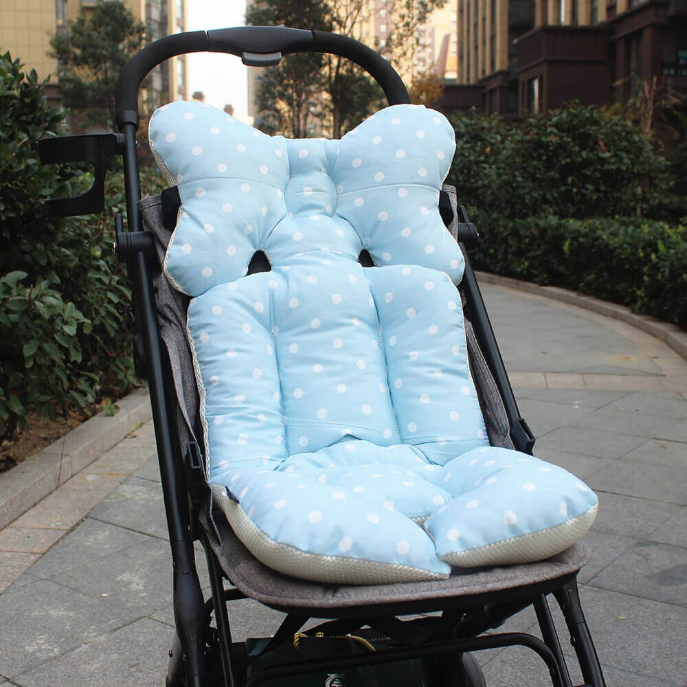 Comfort Baby Stroller Cotton Pad Velvet Crystal Cushion BleuRibbon Baby