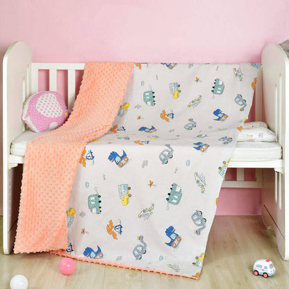 Soft Cotton Cartoon Baby Blanket Perfect Comfort for Your Baby BleuRibbon Baby