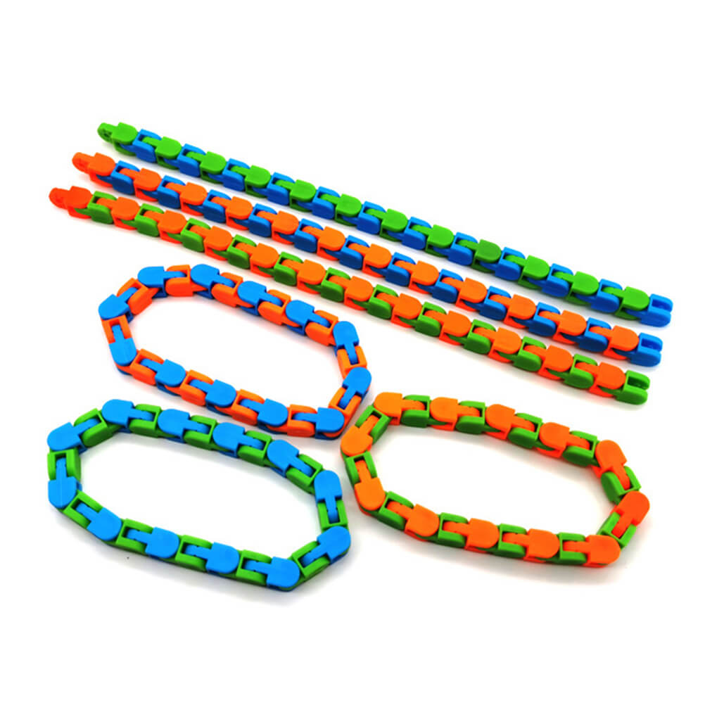 Tranquil Twist Fidget Chain - Anti-Stress Bike Chain Bracelet | BleuRibbon Baby