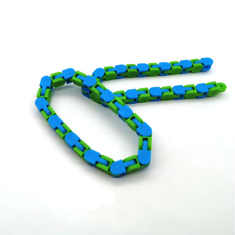 Tranquil Twist Fidget Chain - Anti-Stress Bike Chain Bracelet | BleuRibbon Baby