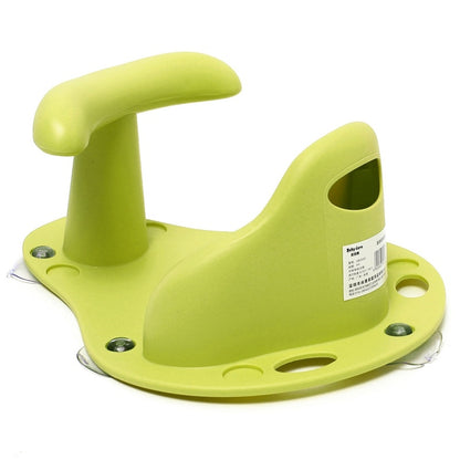 BleuRibbon Baby Anti-Slip Bath Seat for toddlers, safe with strong suction cups and ergonomic design.