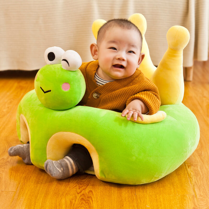 BleuRibbon Baby anti-fall dining chair with soft backrest support for safe and comfortable mealtime.