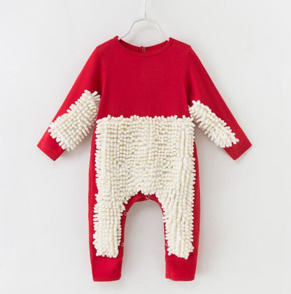 Soft cotton baby crawler jumpsuit for all seasons