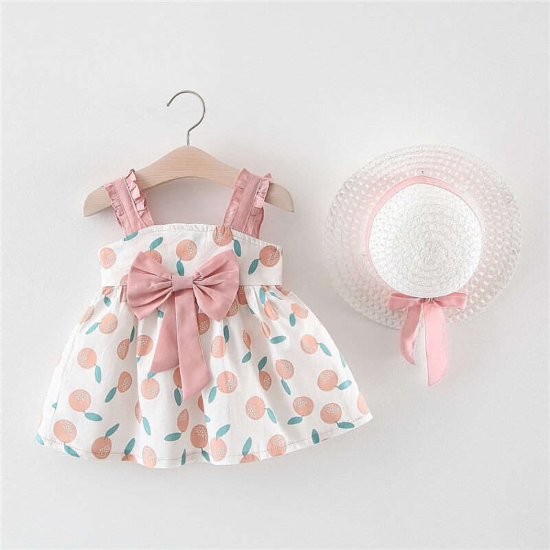 Elegant lightweight baby girl princess dress for special occasions