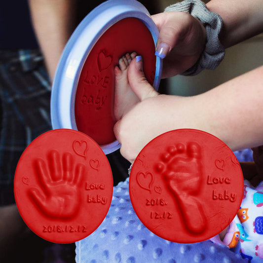 Soft baby handprint & footprint clay kit – safe, non-toxic keepsake