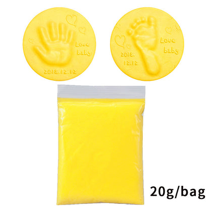 Soft baby handprint & footprint clay kit – safe, non-toxic keepsake