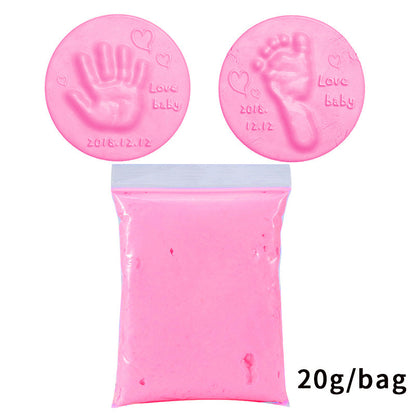 Soft baby handprint & footprint clay kit – safe, non-toxic keepsake