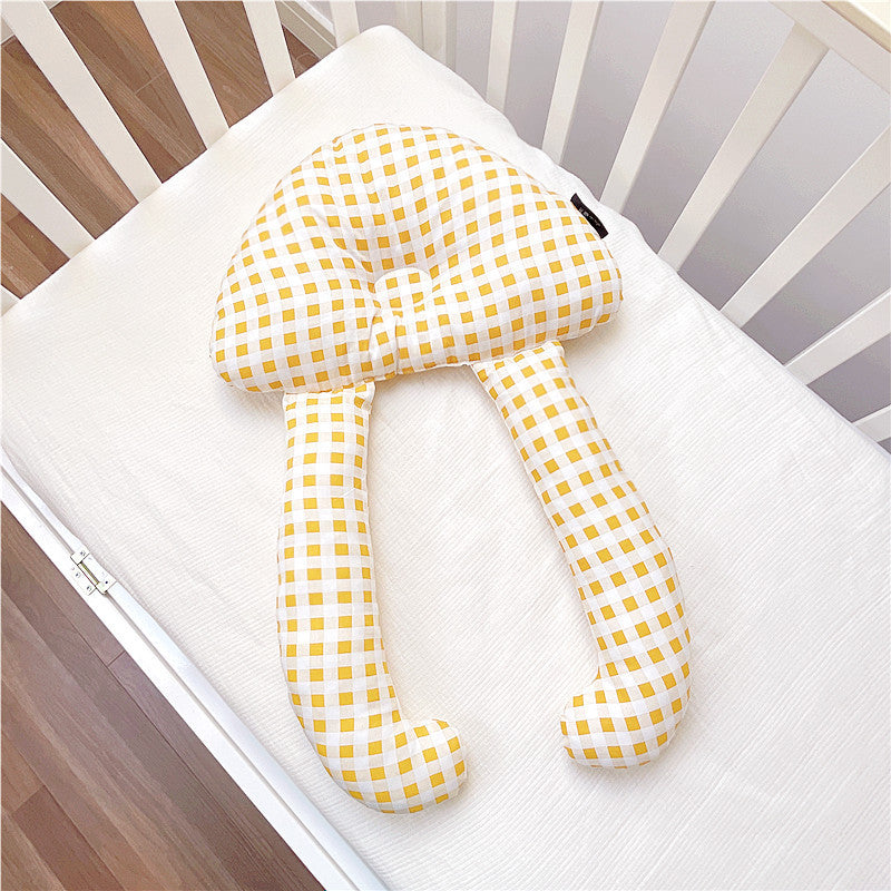 BleuRibbon Baby Soothing Pillow Set – Soft cotton anti-tilt baby pillow with Dupont fiber, 23.6 in x 15.7 in.