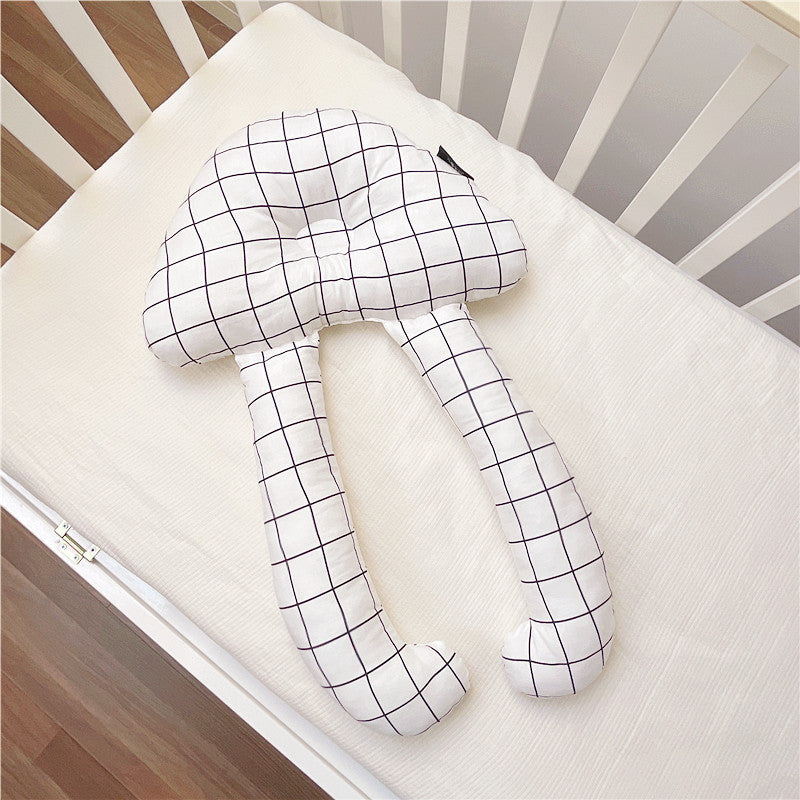 BleuRibbon Baby Soothing Pillow Set – Soft cotton anti-tilt baby pillow with Dupont fiber, 23.6 in x 15.7 in.