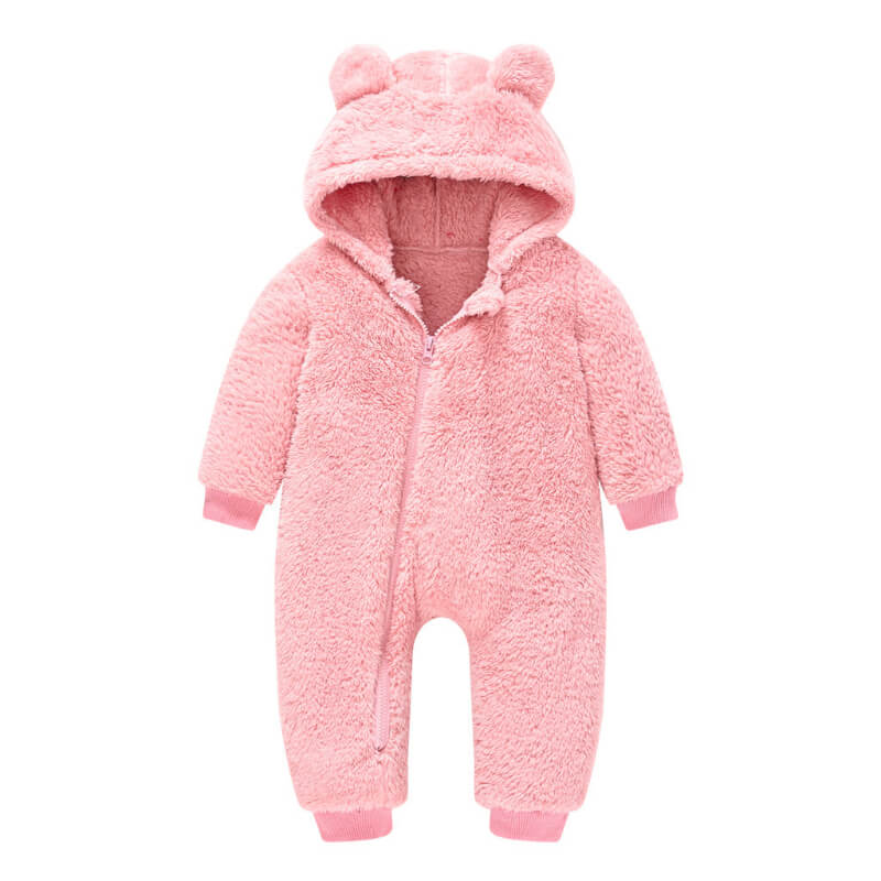 Cozy baby wool sweater jumpsuit in soft cotton for warmth & style