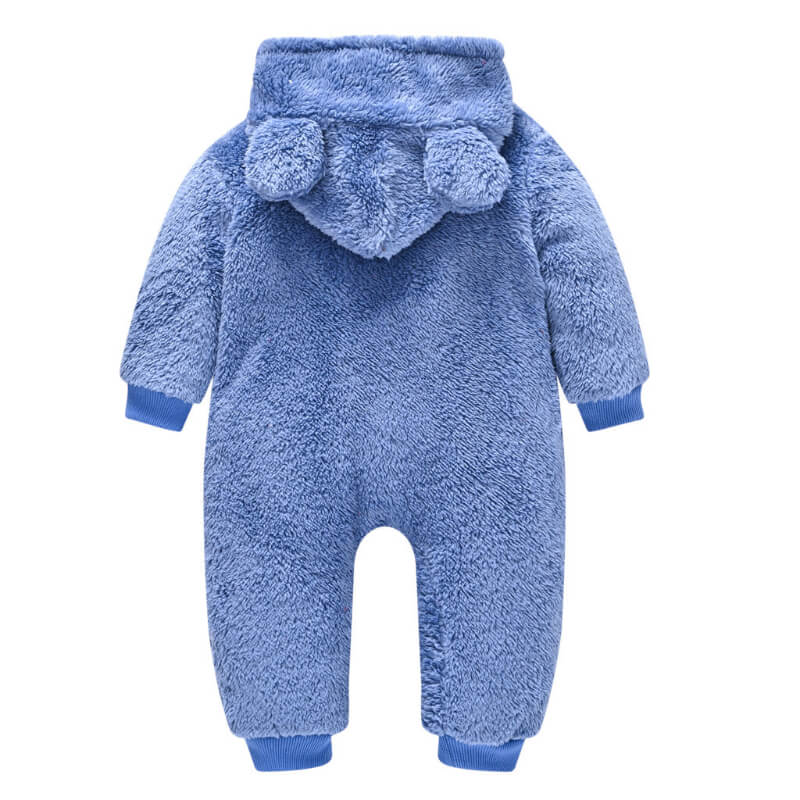 Cozy baby wool sweater jumpsuit in soft cotton for warmth & style