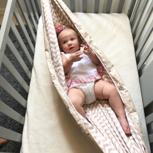 nordisk hängematte Nordic Zen™ Macramé Baby Hammock Swing (Indoor/Outdoor)