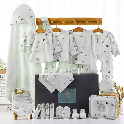 BleuRibbon Baby Cotton Winter Newborn Gift Box, soft and durable essentials, perfect for baby showers and year-round use.