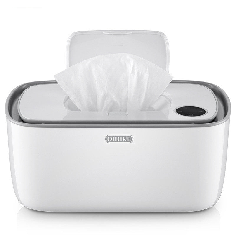 BleuRibbon Baby Electric Wipe Warmer with adjustable thermostat and LED display, energy-efficient and durable.