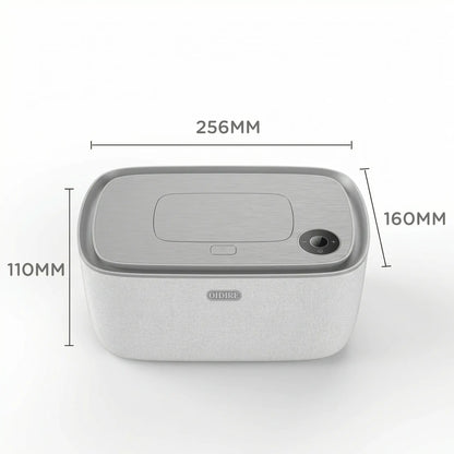 BleuRibbon Baby Electric Wipe Warmer with adjustable thermostat and LED display, energy-efficient and durable.