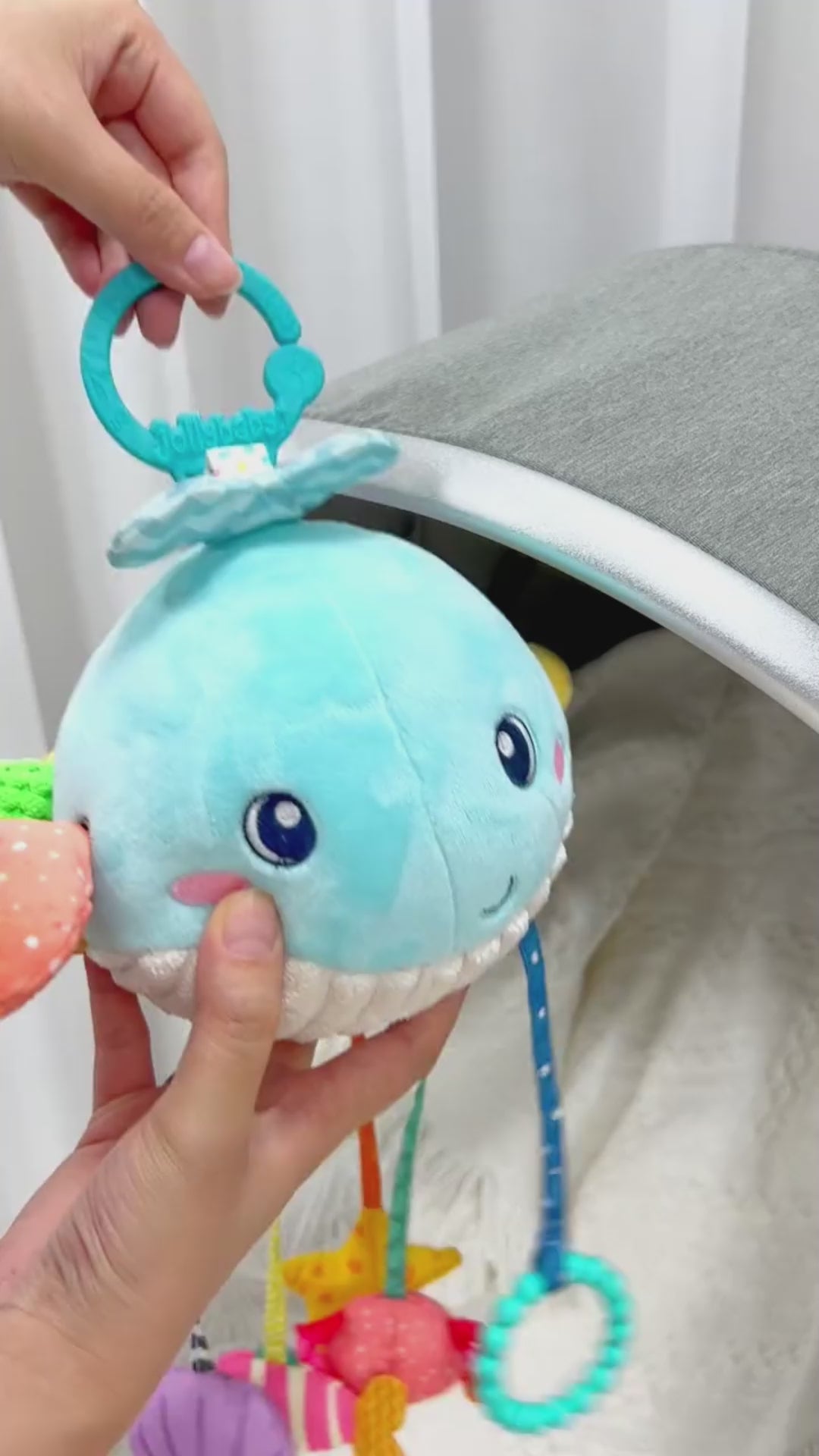 Chouchoule Baby Stroller Car Hanging Toys Durable, Eco-Friendly BleuRibbon Baby