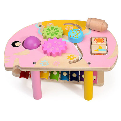 BleuRibbon Baby Wooden Musical Piano Educational Toy for toddlers, safe and interactive.